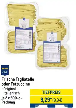 METRO METRO Chef Frische Tagliatelle oder Fettuccine Angebot