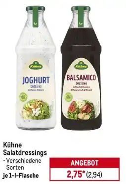 METRO Kühne Salatdressings Angebot