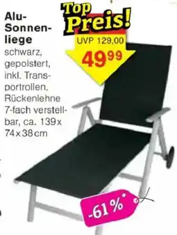 Jawoll Alu-Sonnenliege Angebot