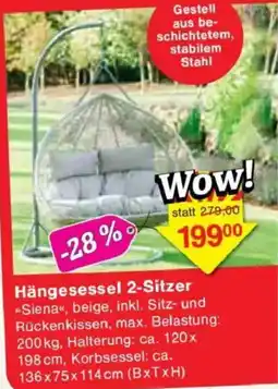 Jawoll Hängesessel 2-Sitzer Angebot