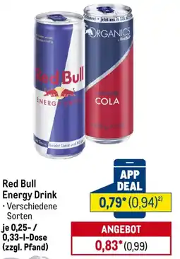 METRO Red Bull Energy Drink Angebot
