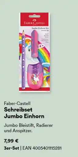 Thalia Faber-castell schreibset jumbo einhorn Angebot
