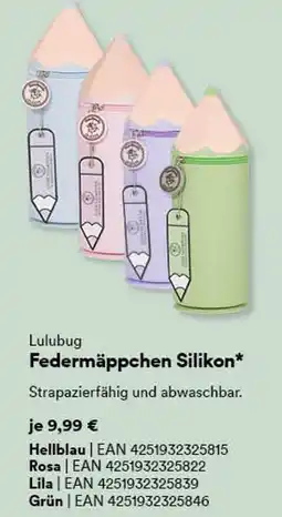 Thalia Lulubug federmäppchen silikon hellblau Angebot