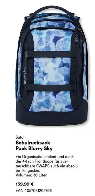 Thalia Satch schulrucksack pack blurry sky Angebot