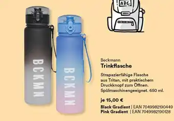 Thalia Beckmann trinkflasche black gradient Angebot