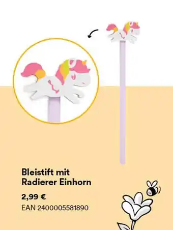 Thalia Bleistift mit radierer einhorn Angebot