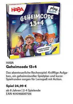 Thalia Haba geheimcode 13+4 Angebot