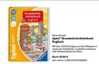 Thalia Ravensburger tiptoi grundschulwörterbuch englisch Angebot
