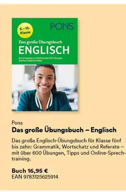 Thalia Pons das große übungsbuch – englisch Angebot