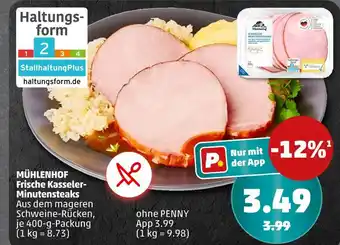 PENNY Mühlenhof frische kasseler-minutensteaks Angebot