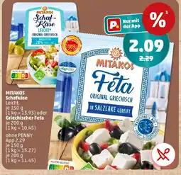 PENNY Mitakos schafkäse oder griechischer feta Angebot