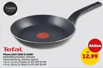 PENNY Tefal pfanne easy cook & clean ø ca. 24 cm Angebot