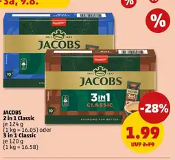 PENNY Jacobs 2 in 1 classic oder 3 in 1 classic Angebot