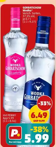 PENNY Gorbatschow wodka gorbatschow raspberry Angebot