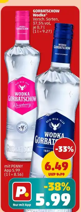 PENNY Gorbatschow wodka gorbatschow raspberry Angebot