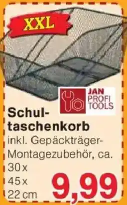 Jawoll JAN PROFI TOOLS Schultaschenkorb Angebot