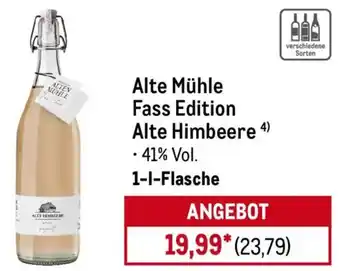 METRO Alte Mühle Fass Edition Alte Himbeere Angebot
