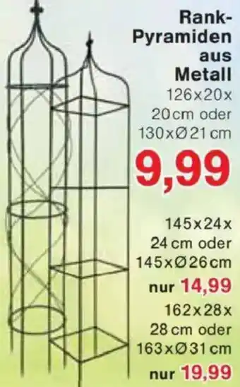 Jawoll Rank Pyramiden aus Metall Angebot
