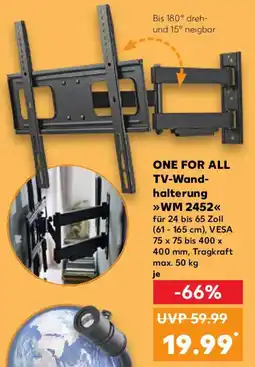 Kaufland ONE FOR ALL TV-Wandhalterung WM 2452 Angebot