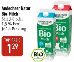Galeria Markthalle Andechser Natur Bio-Milch Angebot