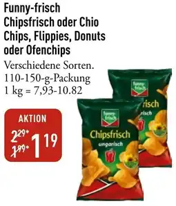 Galeria Markthalle Funny-frisch Chipsfrisch oder Chio Chips, Flippies, Donuts oder Ofenchips Angebot