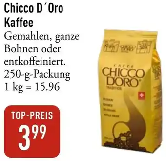 Galeria Markthalle Chicco D'Oro Kaffee Angebot