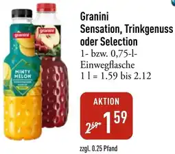 Galeria Markthalle Granini Sensation, Trinkgenuss oder Selection Angebot