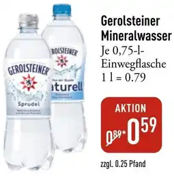 Galeria Markthalle Gerolsteiner Mineralwasser Angebot
