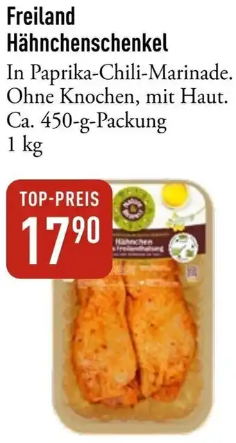 Galeria Markthalle Freiland Hähnchenschenkel Angebot