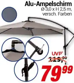 CENTERSHOP Alu-Ampelschirm Angebot