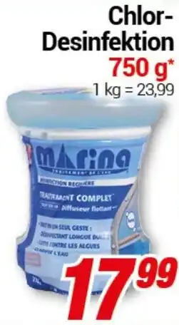 CENTERSHOP Chlor-Desinfektion Angebot