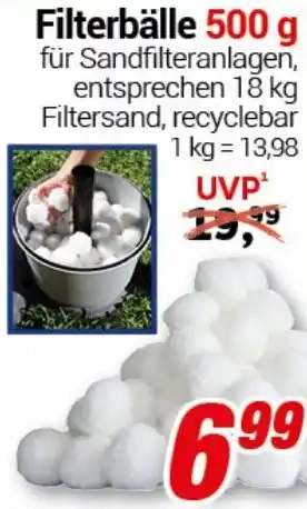 CENTERSHOP Filterbälle Angebot
