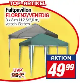 CENTERSHOP Faltpavillon FLORENZ/VENEDIG Angebot