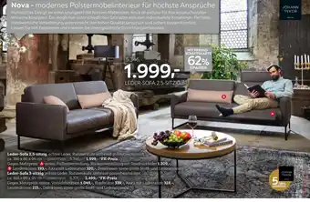 XXXLutz Johann jakob leder-sofa 2,5-sitzig Angebot