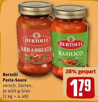 REWE Bertolli pasta-sauce Angebot