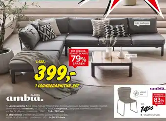 XXXLutz Ambia garden loungegarnitur-set oder stapelsessel Angebot