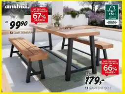 XXXLutz Ambia garden gartentisch oder gartenbank Angebot