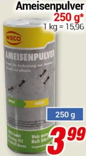 CENTERSHOP Ameisenpulver Angebot