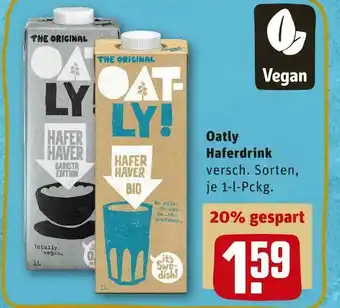 REWE Oatly haferdrink Angebot