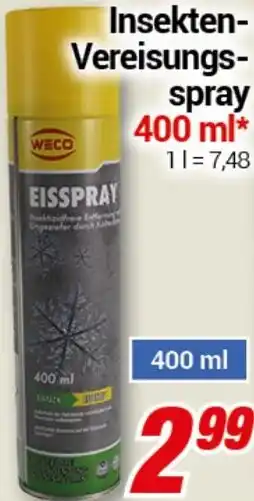 CENTERSHOP Insekten-Vereisungs-spray Angebot