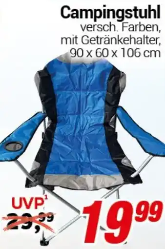CENTERSHOP Campingstuhl Angebot