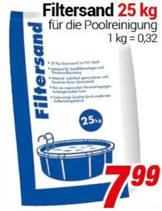 CENTERSHOP Filtersand Angebot