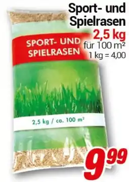 CENTERSHOP Sport- und Spielrasen Angebot