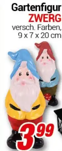 CENTERSHOP Gartenfigur ZWERG Angebot