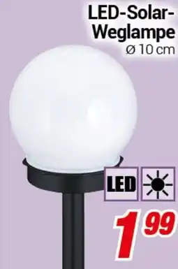 CENTERSHOP LED-Solar-Weglampe Angebot
