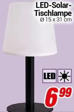 CENTERSHOP LED-Solar-Tischlampe Angebot