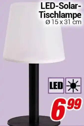 CENTERSHOP LED-Solar-Tischlampe Angebot