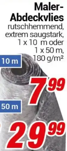CENTERSHOP Maler-Abdeckvlies Angebot