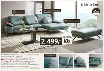 XXXLutz Dieter knoll leder-wohnlandschaft Angebot