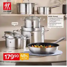 XXXLutz Zwilling topf-set „trueflow“ Angebot